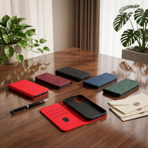 Etui Smart Suede do Samsung Galaxy S25 Ultra czarne