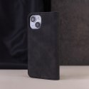 Etui Smart Suede do Samsung Galaxy S25 czarne