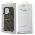 Guess GUHMP16XG4GFRW iPhone 16 Pro Max 6.9" brązowy/brown hardcase 4G Ring Classic Logo MagSafe