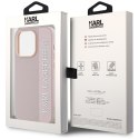 Karl Lagerfeld KLHCP15LPSAKDGCP iPhone 15 Pro 6.1" różowy/pink hardcase Saffiano Rhinestones & Charm