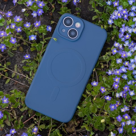 Nakładka Simple Color Mag do iPhone 16e / 17e granatowa