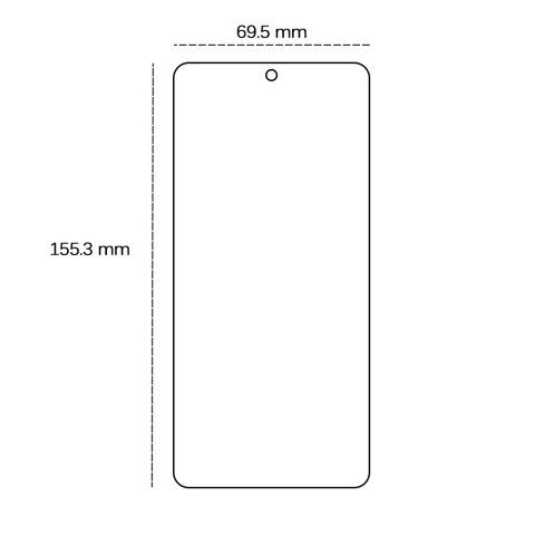 Szkło hartowane 2,5D do Motorola Moto G24 Power