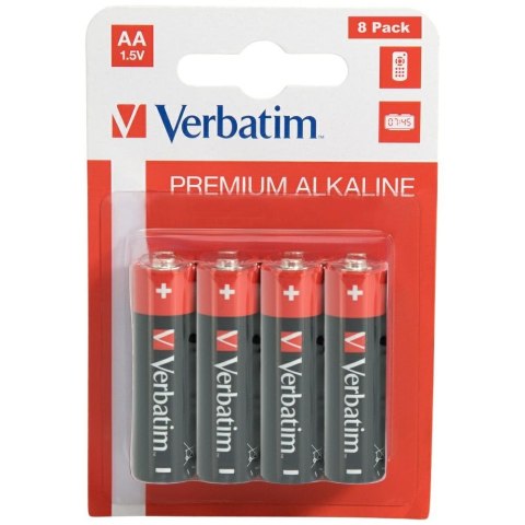 Verbatim Bateria alkaliczna AA LR6 8szt49503