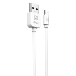 Ładowarka Sieciowa 2,4A 2xUSB + Kabel Micro USB KAKU KSC-397 biała