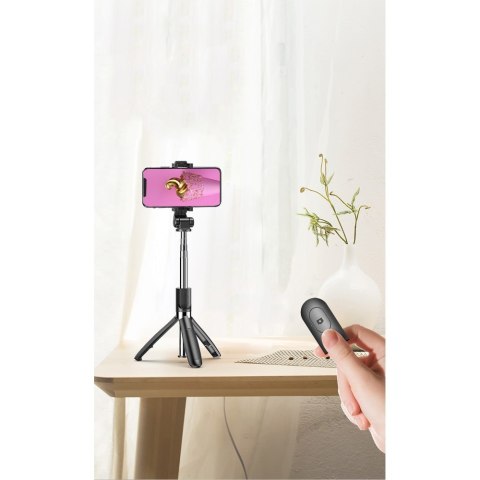 XO selfieStick bluetooth tripod SS08 czarny