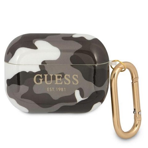 Guess etui do AirPods Pro GUAPUCAMG czarne Camo Collection