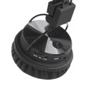 Bezprzewodowe słuchawki nauszne Kruger&Matz model Wave BT kolor czarny KM0624
