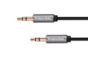 Kabel jack 3.5 wtyk stereo - 3.5 wtyk stereo 1m Kruger&Matz Basic KM1226