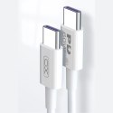 XO kabel NB-Q190A USB-C - USB-C 1,0m 60W biały