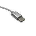 MAGICSOUND USB-C - Słuchawki douszne z mikrofonem do smartfonów z portem USB-C. Białe