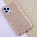 Nakładka Glitter 3w1 do iPhone 12 / 12 Pro 6,1" złota