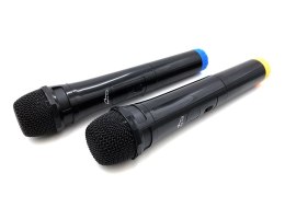 ACCENT PRO - Dwa mikrofony bezprzewodowe z odbiornikiem USB do głośnika z funkcją karaoke