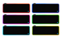 RGB GAMING MAT Duża mata dla graczy z kolorowym podświetleniem RGB