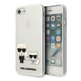 Karl Lagerfeld nakładka do iPhone 7 / 8 / SE 2020 KLHCI8CKTR transparentna hard case Karl & Choupette