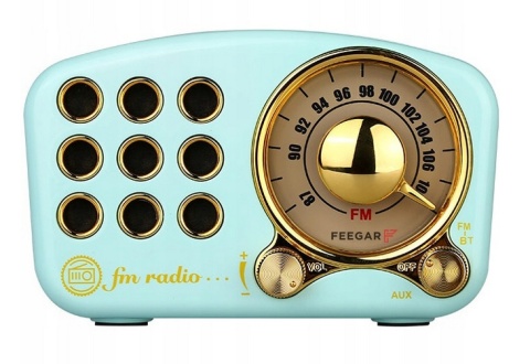 Radio Feegar RETRO blue