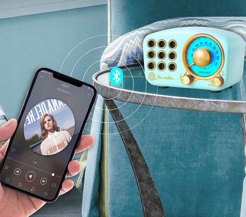 Radio Feegar RETRO blue