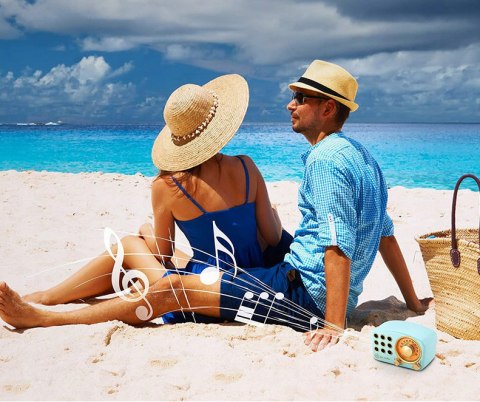 Radio Feegar RETRO blue