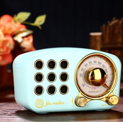 Radio Feegar RETRO blue