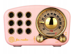 Radio Feegar RETRO pink