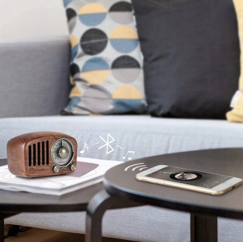 Radio Feegar RETRO walnut wooden
