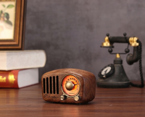 Radio Feegar RETRO walnut wooden