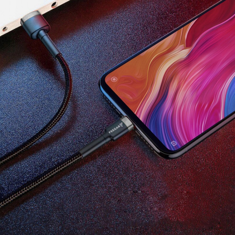 Feegar Kabel USB Lightning do iPhone przewód nylon