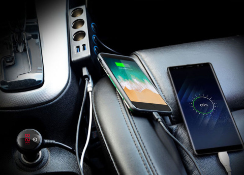 Feegar Ciga Rozdzielacz gniazda zapalniczki 12-24V 200W