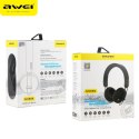 AWEI słuchawki nauszne Bluetooth A800BL czarny/black