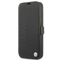 Etui BMW BMFLBKP13SSLLBK iPhone 13 mini 5,4" czarny/black book Signature