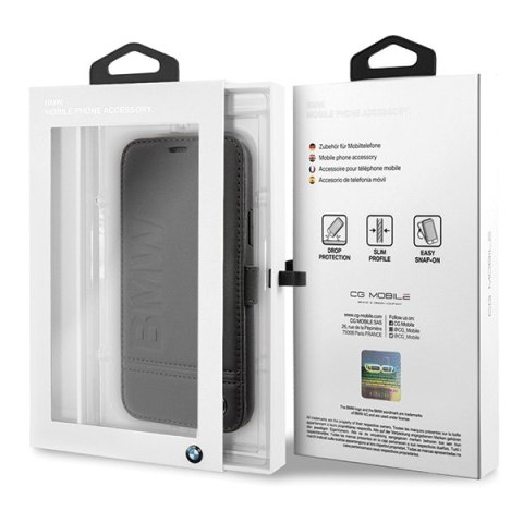 Etui book BMW BMFLBKSN58LLSB iPhone 11 Pro czarny/black Signature