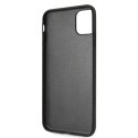 Etui hardcase BMW BMHCN65MCARBK iPhone 11 Pro Max czarny/black PU Carbon