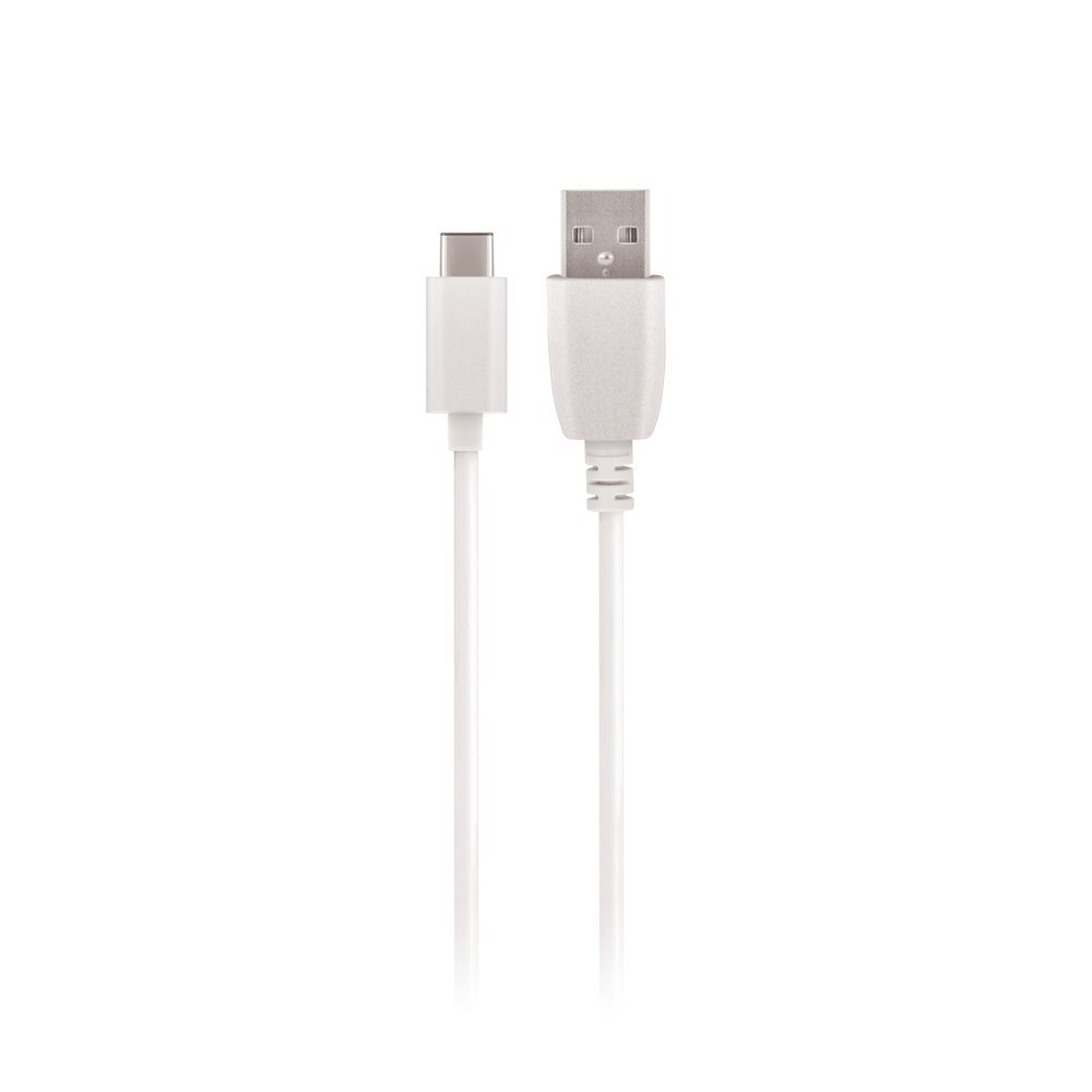 Ładowarka sieciowa Maxlife MXTC-01 USB Fast Charge 2.1A + kabel Typ-C biała