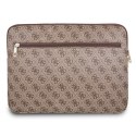 Guess Sleeve GUCS134GB 13" brązowy /brown 4G UPTOWN