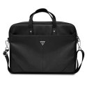 Guess Torba GUCB15PSATLK 16" czarny/ black Saffiano Triangle Logo