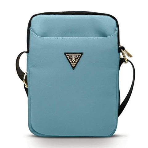 Guess Torba GUTB10NTMLLB 10" niebieski /blue Nylon Triangle Logo