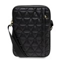 Guess Torba GUTB10QLBK 10" czarna/black Quilted Tablet Bag