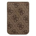 Guess Wallet Card Slot GUWMS4GTLBR MagSafe 4G brąz/brown