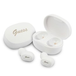 Guess słuchawki Bluetooth GUTWST30WH TWS + stacja dokująca biały/white