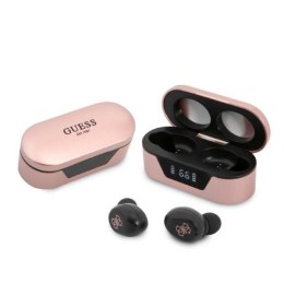Guess słuchawki Bluetooth GUTWST31EP TWS + stacja dokująca różowy/pink