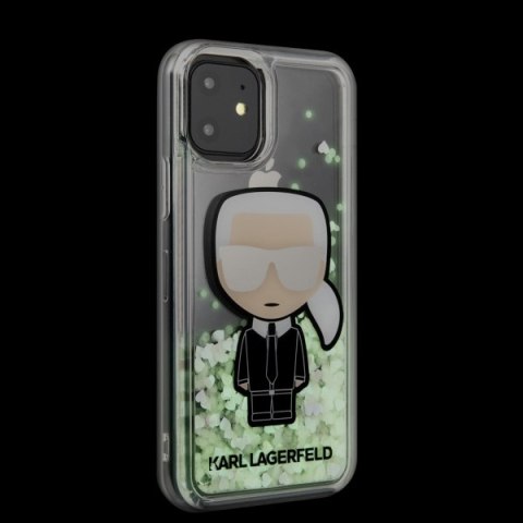 Karl Lagerfeld KLHCN61GLGIRKL iPhone 11 6,1" / Xr hardcase Ikonik Glitter Glow in the dark