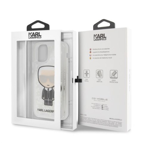 Karl Lagerfeld KLHCN61GLGIRKL iPhone 11 6,1" / Xr hardcase Ikonik Glitter Glow in the dark