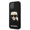 Karl Lagerfeld KLHCP12MKH3DBK iPhone 12 /12 Pro 6,1" czarny/black hardcase 3D Rubber Karl`s Head