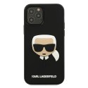 Karl Lagerfeld KLHCP12MKH3DBK iPhone 12 /12 Pro 6,1" czarny/black hardcase 3D Rubber Karl`s Head