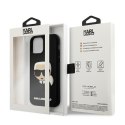 Karl Lagerfeld KLHCP12MKH3DBK iPhone 12 /12 Pro 6,1" czarny/black hardcase 3D Rubber Karl`s Head