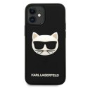 Karl Lagerfeld KLHCP12SCH3DBK iPhone 12 mini 5,4" czarny/black hardcase 3D Rubber Choupette