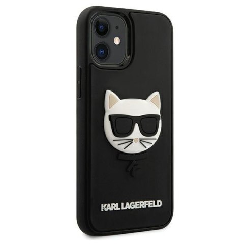 Karl Lagerfeld KLHCP12SCH3DBK iPhone 12 mini 5,4" czarny/black hardcase 3D Rubber Choupette
