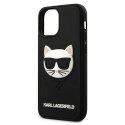 Karl Lagerfeld KLHCP12SCH3DBK iPhone 12 mini 5,4" czarny/black hardcase 3D Rubber Choupette