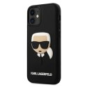 Karl Lagerfeld KLHCP12SKH3DBK iPhone 12 mini 5,4" czarny/black hardcase 3D Rubber Karl`s Head