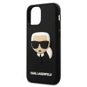 Karl Lagerfeld KLHCP12SKH3DBK iPhone 12 mini 5,4" czarny/black hardcase 3D Rubber Karl`s Head