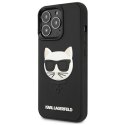 Karl Lagerfeld KLHCP13LCH3DBK 13 Pro / 13 6,1" czarny/black hardcase 3D Rubber Choupette